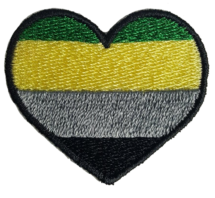 Aromantic Pride Patches