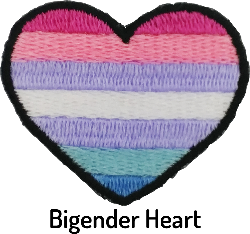 Bigender Pride Patches
