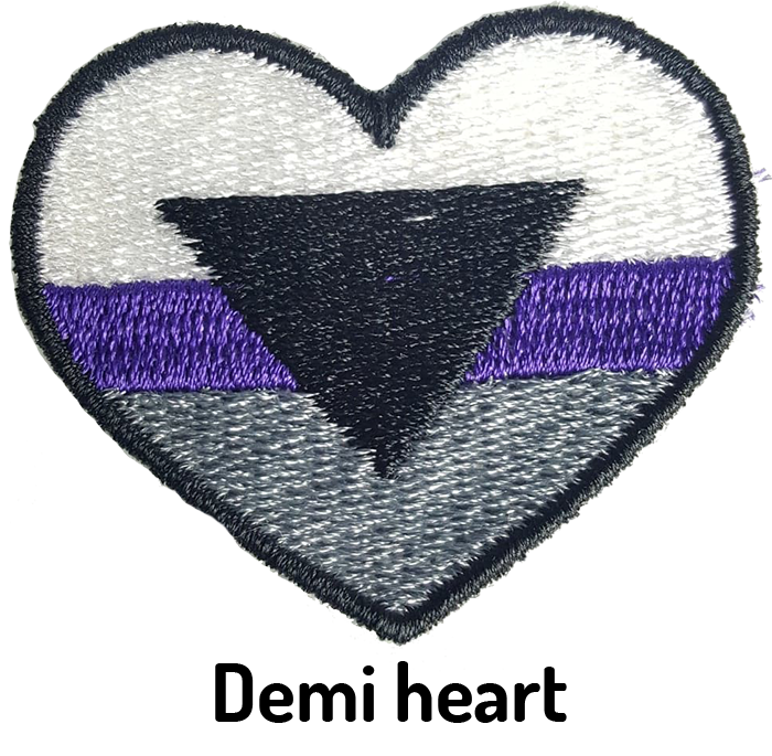 Demisexual Pride Patches