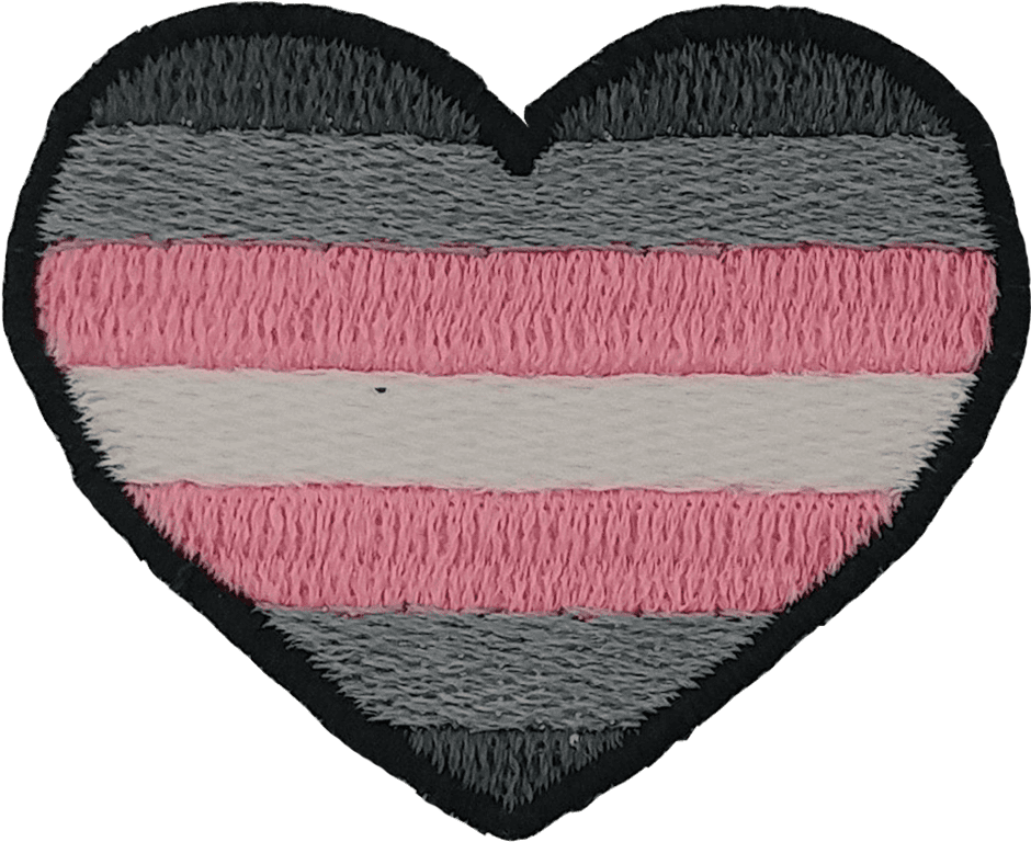 Demigirl Pride Patches