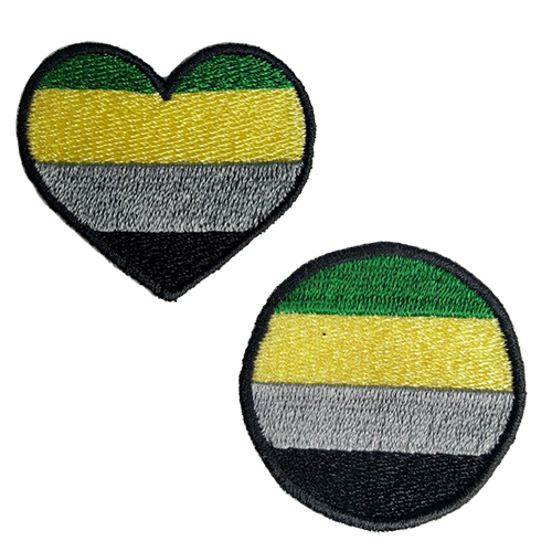 Aromantic Pride Patches