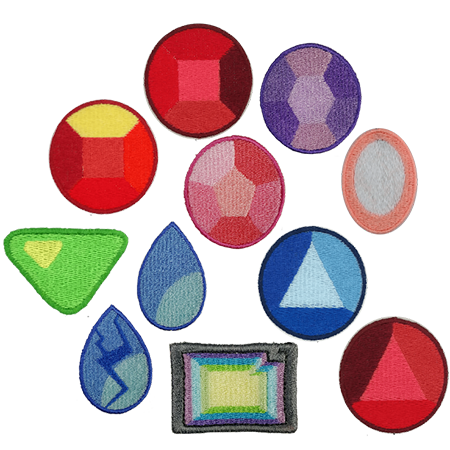 Crystal Gem Patches