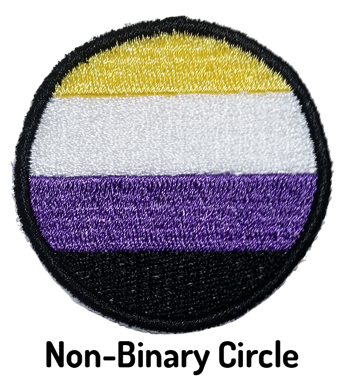 Nonbinary Pride Patches - Lavender Creations